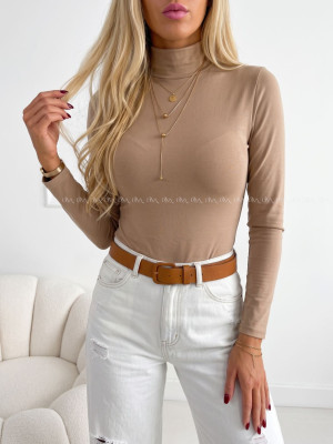 Basic rolákové body latté hnedé AB 816