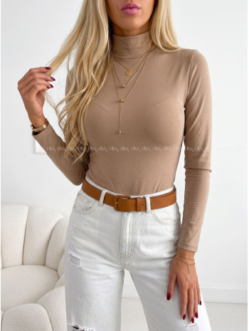 Basic rolákové body latté hnedé AB 816