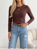 Basic top čokoládový AB 815 Basic top čokoládový AB 815