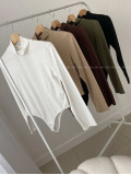 Basic rolákové body khaki zelené AB 816 Basic rolákové body khaki zelené AB 816