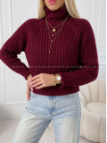 Crop rolák burgundy AA 176