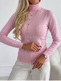 Basic hladký rolák baby ružový SS 23 Basic hladký rolák baby ružový SS 23