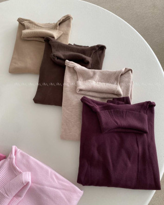 Basic hladký rolák kakao/čokoláda SS 23
