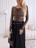 Maxi šaty leopardie ellie VV 110 Maxi šaty leopardie ellie VV 110