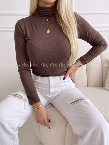 Polorolák z viskózy čokoládový  SS 233