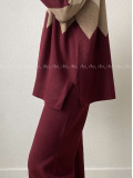 Úpletový komplet triangle burgundy AB 297 Úpletový komplet triangle burgundy AB 297